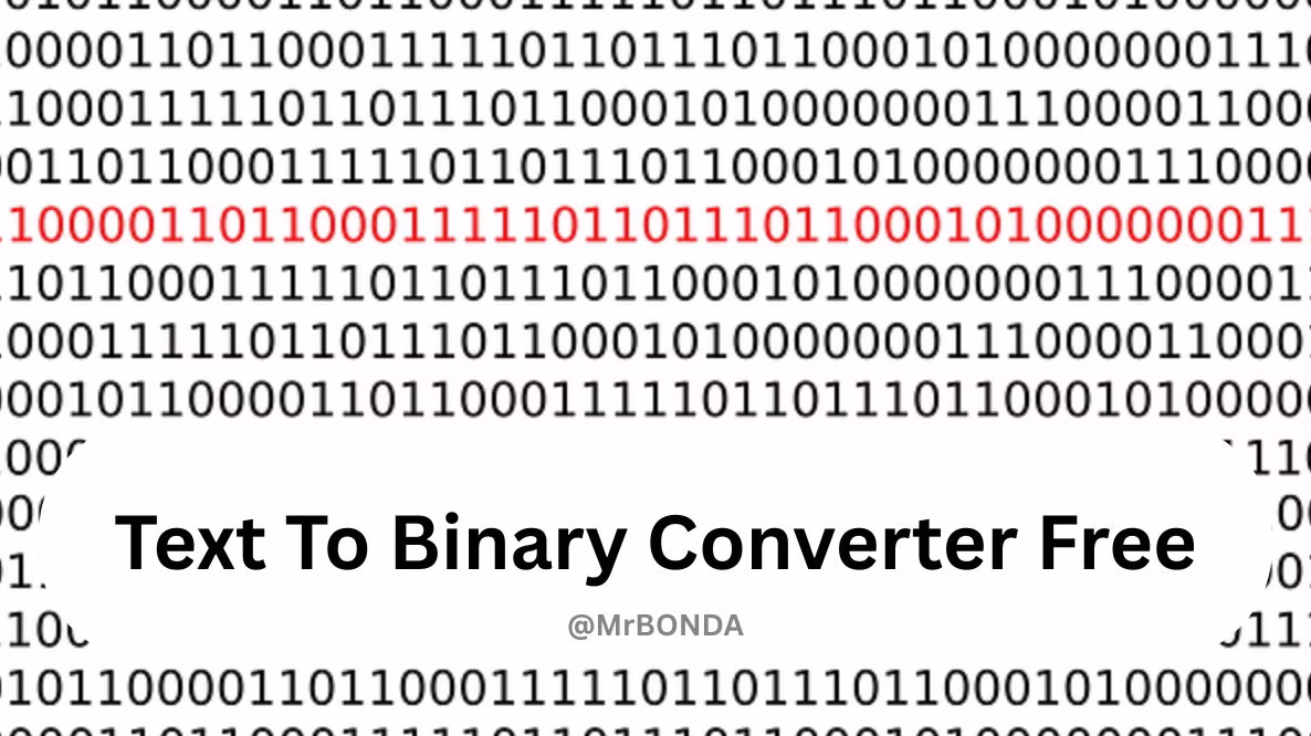 Easily Convert Binary to Text Online Free